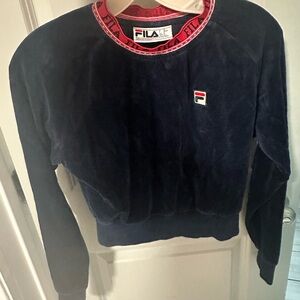 Fila Women's Dark Blue Crew Neck Sweater